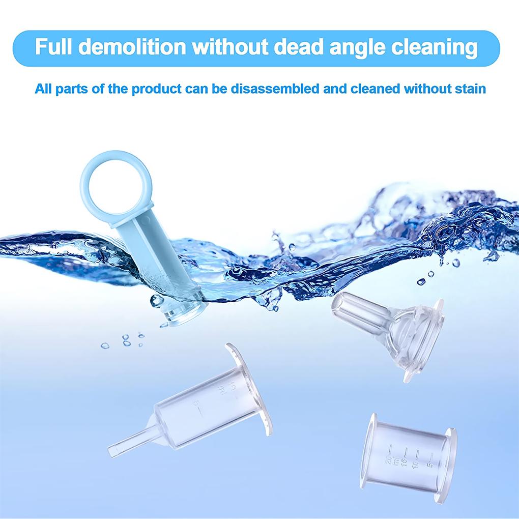 Baby Feeder Needle Dispenser Silicone Kids Feeding Squeeze Safety Dispensing Dropper Nursing Travel Newborn