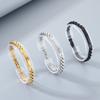 Trendy and Fashionable Couple Bracelets with Engraved Characters 18k Pvd Plated Stainless Steel 6mm Watchband Men's Bracelet