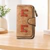 HOHO Christmas Long Zipper Wallet, Large Capacity Card Holder, Unisex Clutch Bag, Fashionable Zipper Coin Purse, Suitable for Daily Use, A Great Gift
