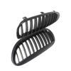 2 adet Ön Tampon Böbrek Izgara Izgara Parlak Siyah Yarış Izgaraları BMW E63 E64 650i M6 2004 2005-2010 için 51137008915 51137008916