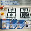 12pcs Grease Cleaning Tablets (Boxed) Heavy Duty Grease Stain Cleaning Foaming Tablets Kitchen Hood Cooktop