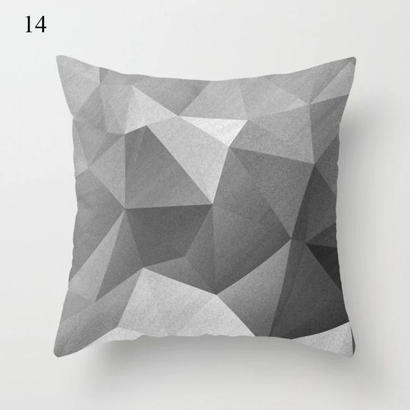 Grey series family pillowcase square  home office cushion cover