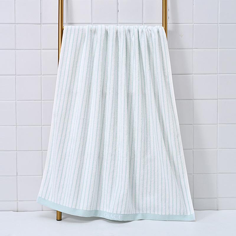 

Jieliya Очень большое банное полотенце из чистого хлопка - Впитывающее, Подходит для мужчин и женщин, Готово к подарку 350g/140x70CM зелёный