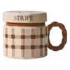 Creative Retro Ceramic High-Value Drinking Cup Light Luxury Gift With Lid Coffee Cup Personalized Cup