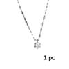 2025 New Fashion Simple Simple Fresh Six Claw Necklace Female Temperament Personality Collarbone Chain Jewelry