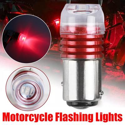 New DC 12V Motrocycle Strobe Lamp 1156 BA15S 5730 Brake Reverse LED Car Parking Bulb Light Trun E3M8