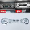 Air Conditioning Button Covers Trim Sticker Replacement for Benz CLA C117 GLA X156 A Class W176 2013 2014 2015 2016 2017 2018
