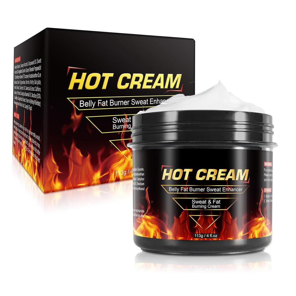 Sweat Cream for Skin, Natural Workout Enhaner Promotes Circulation for Targeted Areas, Support Muscle Warm-up & Skin Tightening, Enhance Exercise