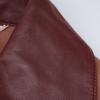 Hermes Lamb Leather Riders Jacket 46 Red brownUsed