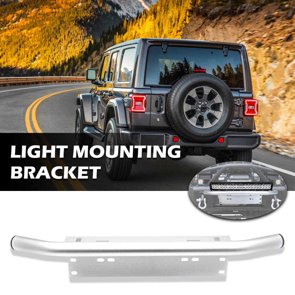 Universal Car Licence Plate Holder SUV Fog Lamp Mounting Frame Bracket Truck Auto Vehicle Exterior Front Bumper Rack