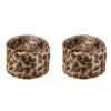 1 Pair Leopard Print Sheer Gauze Shoe Laces for Women Casual Shoes Sneakers 4CM Width Decorative Shoelaces Shoestrings