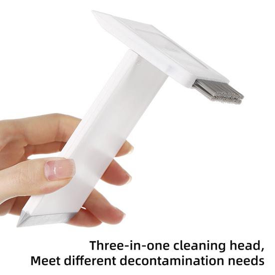 Cleaning Brush with Beveled Soft Assembly Countertop Glue Easy Corner Cleaner Three-in-One