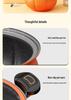 Large Capacity Non-Stick Pumpkin Micro-Pressure Cooker for Soup & Stew - Maifan Stone Integrated Pot, Ideal Gift Cookware