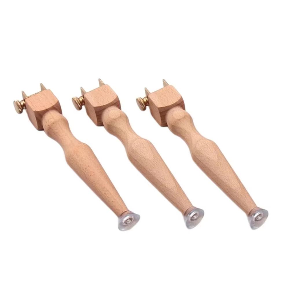 3/4 Stück Verstellbarer Tragbarer Holz-Stickrahmenständer Für Handgemachten Kreuzstich-Stickrahmen Stickring-Rahmen Stickwerkzeuge