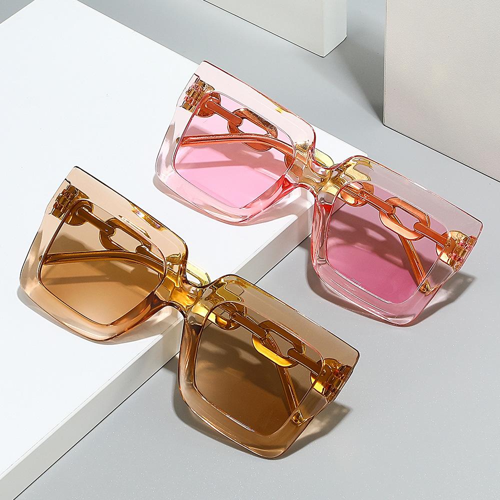 JYL TS Sunglasses Summer Chain Square INS Women/981