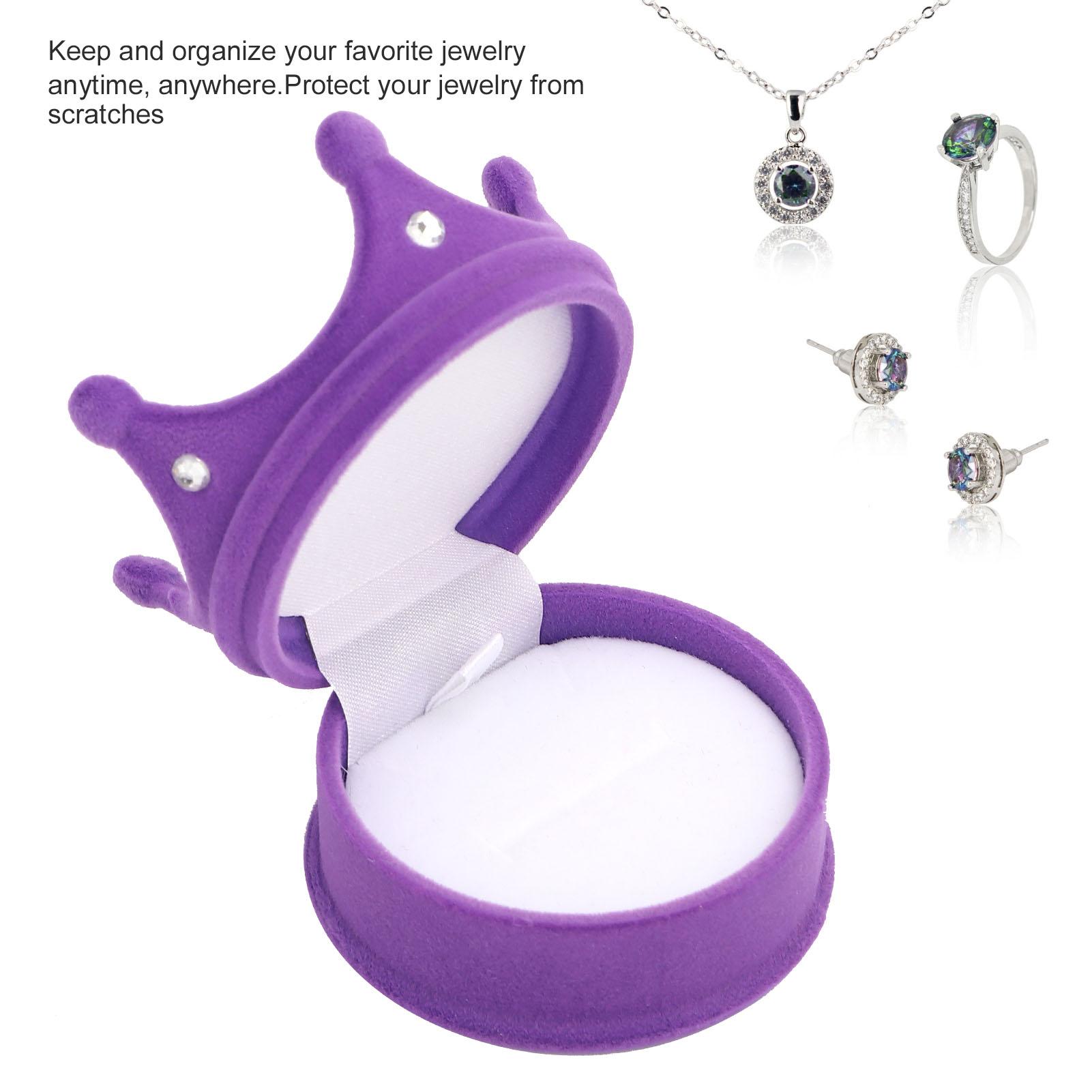 Шкатулка для украшений Корона Персонализированная Простой Ретро Дизайн Упаковочная Коробка для Серег Ожерелий Украшений