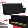 3-seater Sofa Bed with Sleeping Function WELUR Black GAJA Family Meble