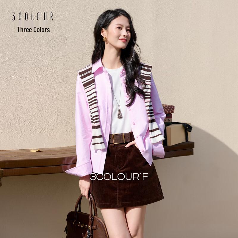 Sancai 100% Cotton Embroidered Casual Shirt S