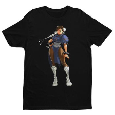 Chun Li V3 Comic Street Fighting Premium Unisex T Shirt  Exclusive Design