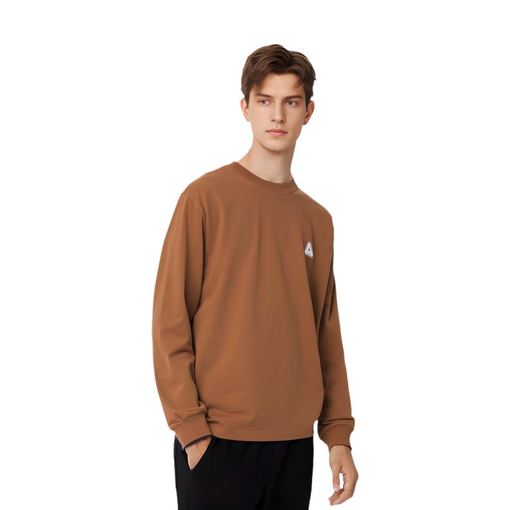 Palace Sofar Long-Sleeve Mocha Unisex Tops Brown P24LS004