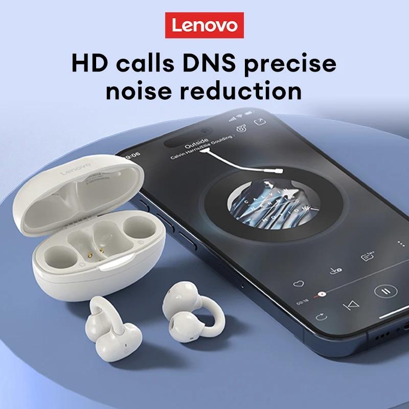 Original Lenovo EA330 OWS Bluetooth V5.4 Headset HiFi Stereo Ergonomic Design Ear Clip Headset Music Gaming Sports Headset