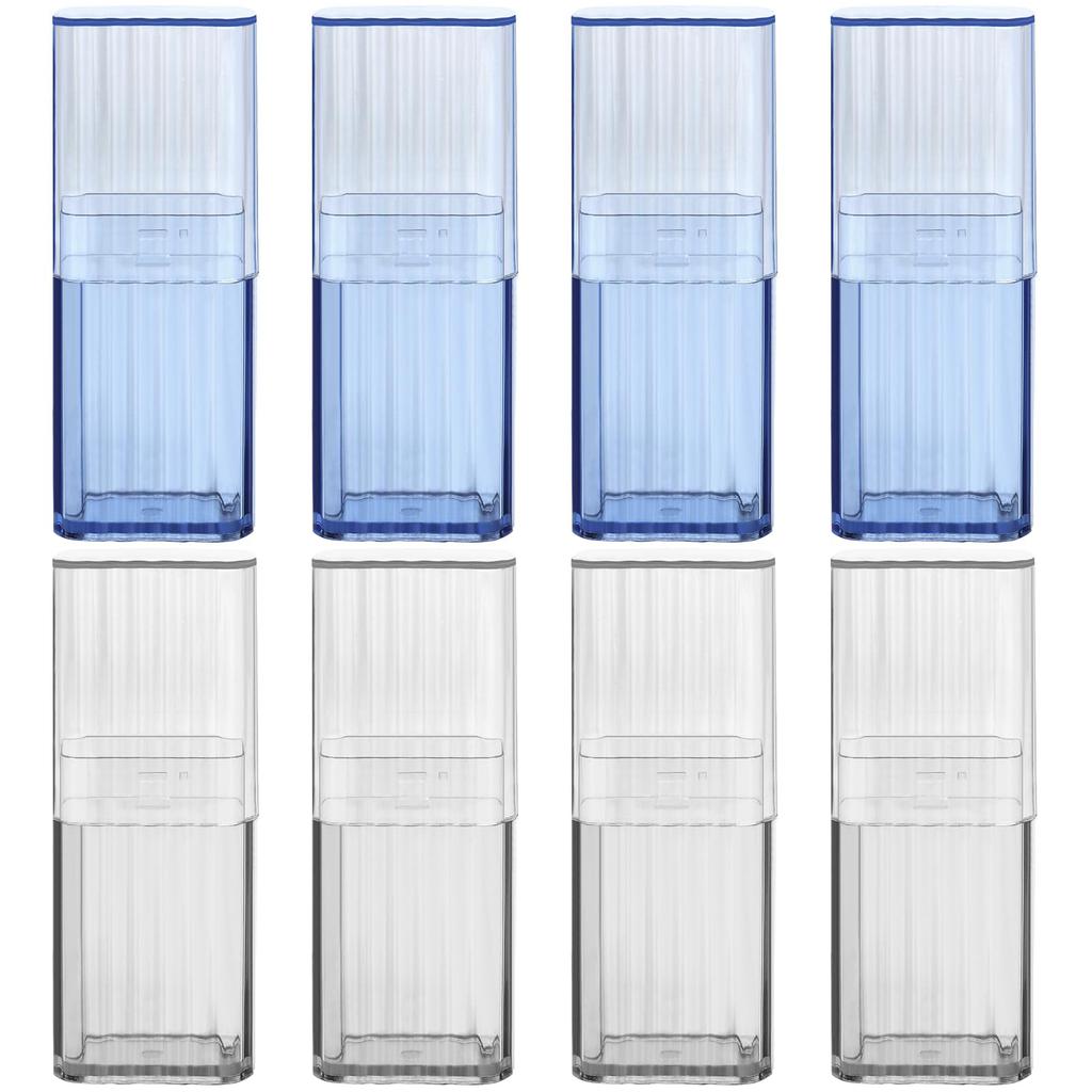 Mini Portable Dental Floss Storage Box, Flosser Band-Aid Toothpick Holder Cotton Swab Boxes Travel Organizer for Small Item