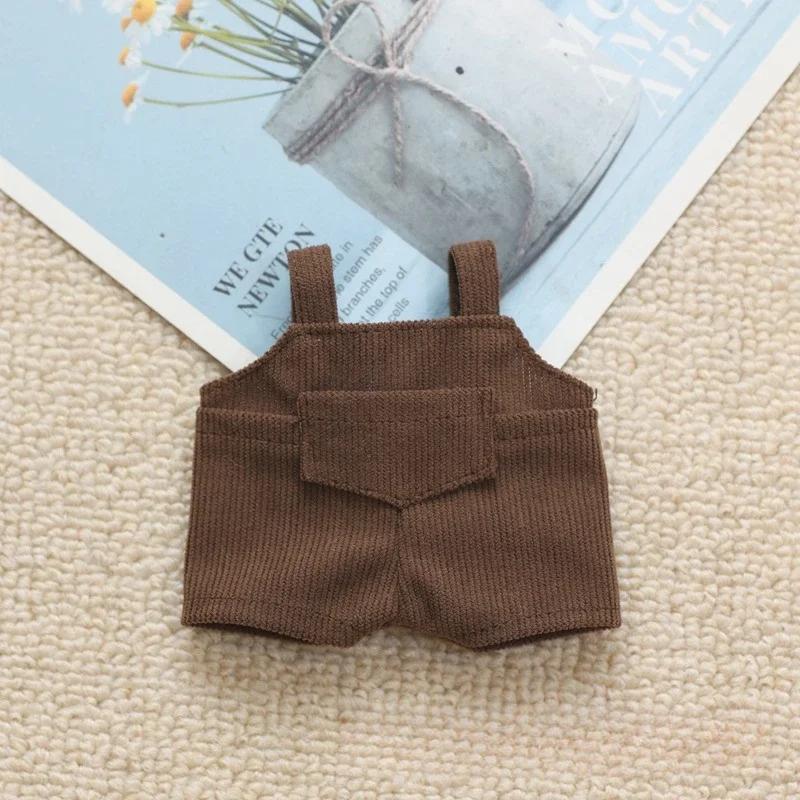 Mini Doll'S Clothes Outfit Accessories For Korea Kpop Exo 15-17cm Labubu Idol V1 V2 Pocket overalls Clothing Gift