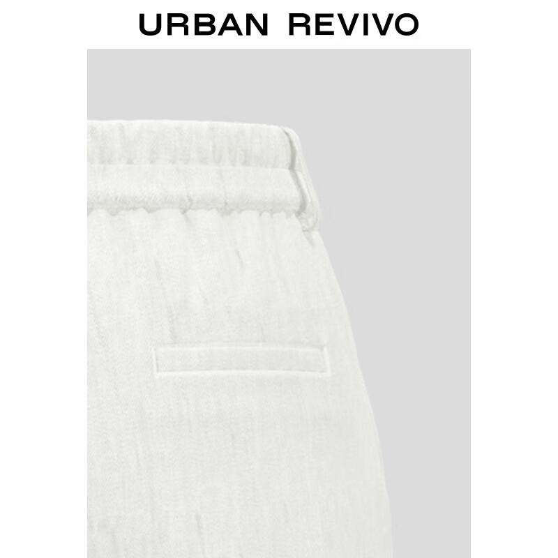 UR Women's Textured Pleated Wide-Leg Commuter Pants