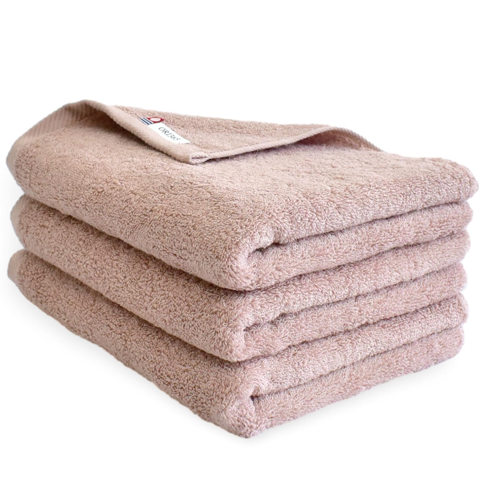 

ORI365 Imabari Towel Набор из 3 больших полотенец 40 x 100 см Премиальное Мягкое Пушистое Толстое Впитывающее Длинное полотенце для обертывания головы или использования в ванной