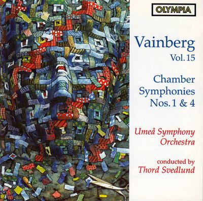 CD SVEDLUND; UTAH SO - Vainberg;Chamber Syms.1 + 4  OCD651 Olympia 1998 UK Classical Used
