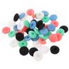 50pcs Earbud Sponge Cover Black White Red Blue Green 15mm Noise Isolation Sponge Earbud Tip for MP3 MP4 Tablet Earphone