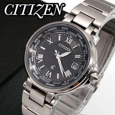 Used CITIZEN xC Happy Flight Radio Solar Black Dial