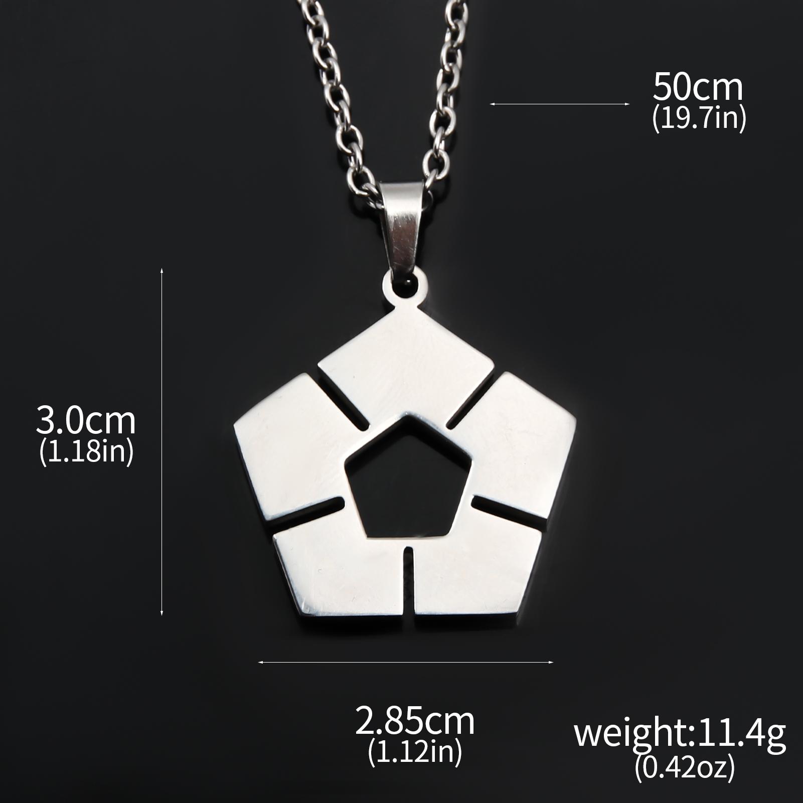 BLUE LOCK Anime Necklace Stainless Steel Soccer Pendant Cosplay Jewelry Gift For Women Men