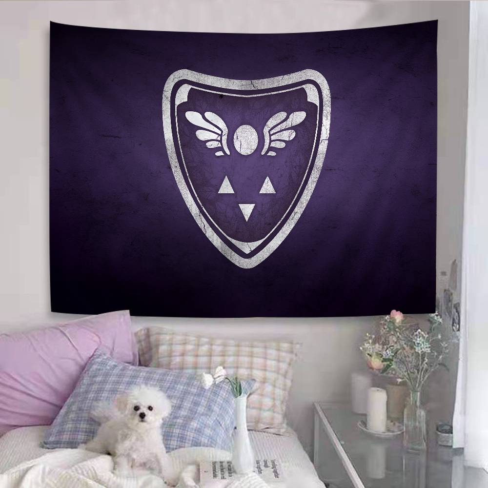 Undertale Barevná tapiserie na zeď Hippie Květinové koberce na zeď Dekorace do koleje Nástěnné umění Dekor
