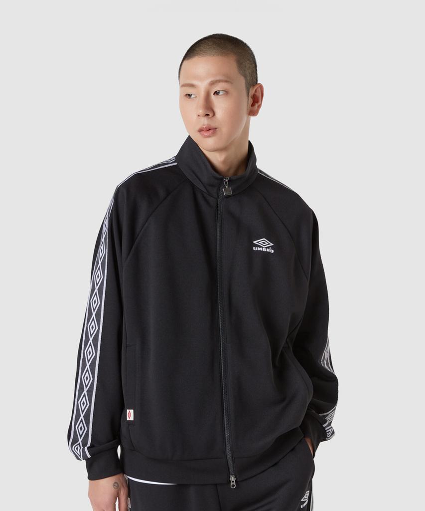 Giacca da allenamento Umbro Hbl con rombi laterali Nera (Uq123Cft21)