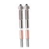 2PCS Bimetal Nozzle Replacement for QIDI Q2 Q2C 3D Printer 0.6mm Hardened Steel Nozzle with Ceramic Throat Tube High