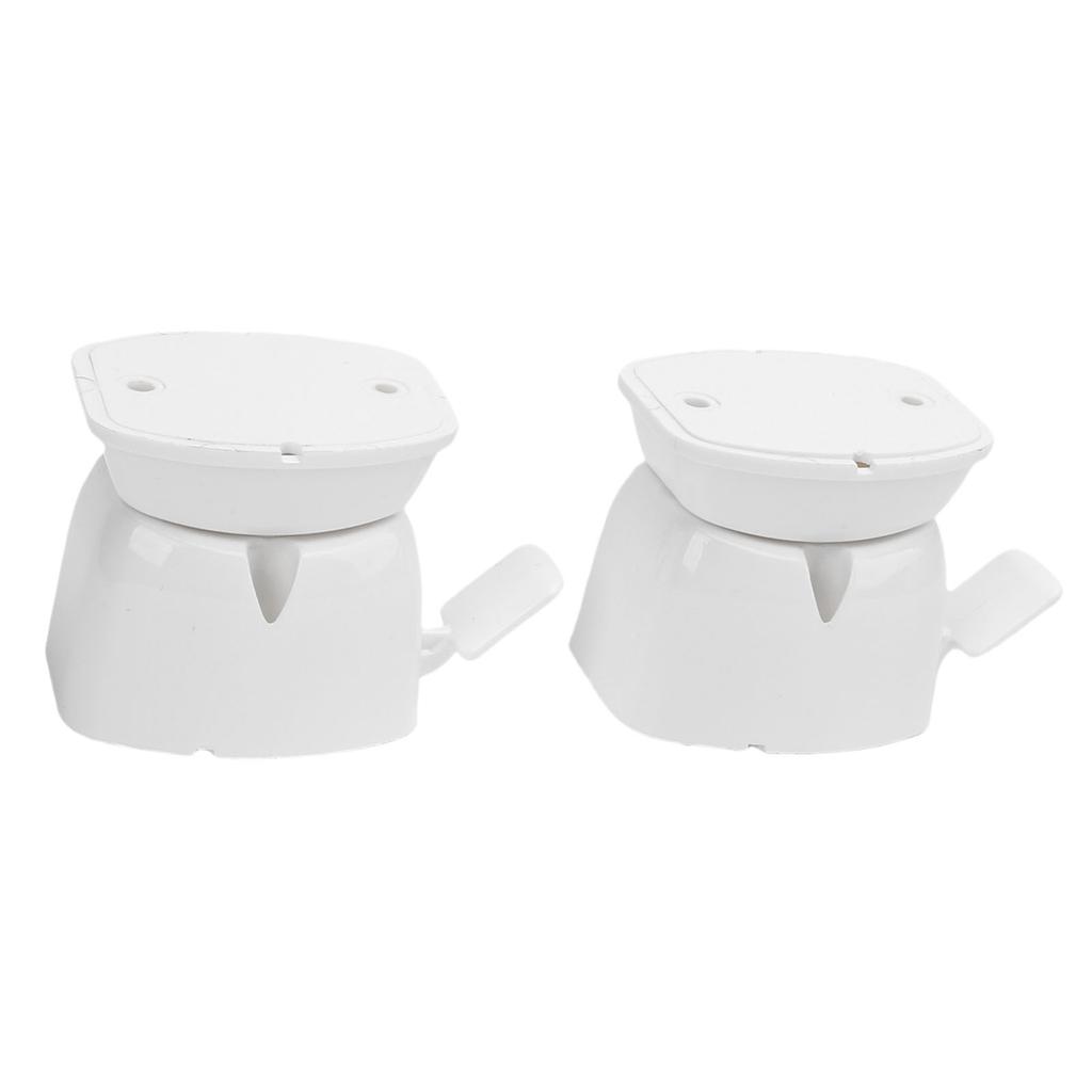 RV Door Catch Prevents Door Shake White Sturdy Stopper for Motorhome Travel Trailers 5th Wheel Trailers