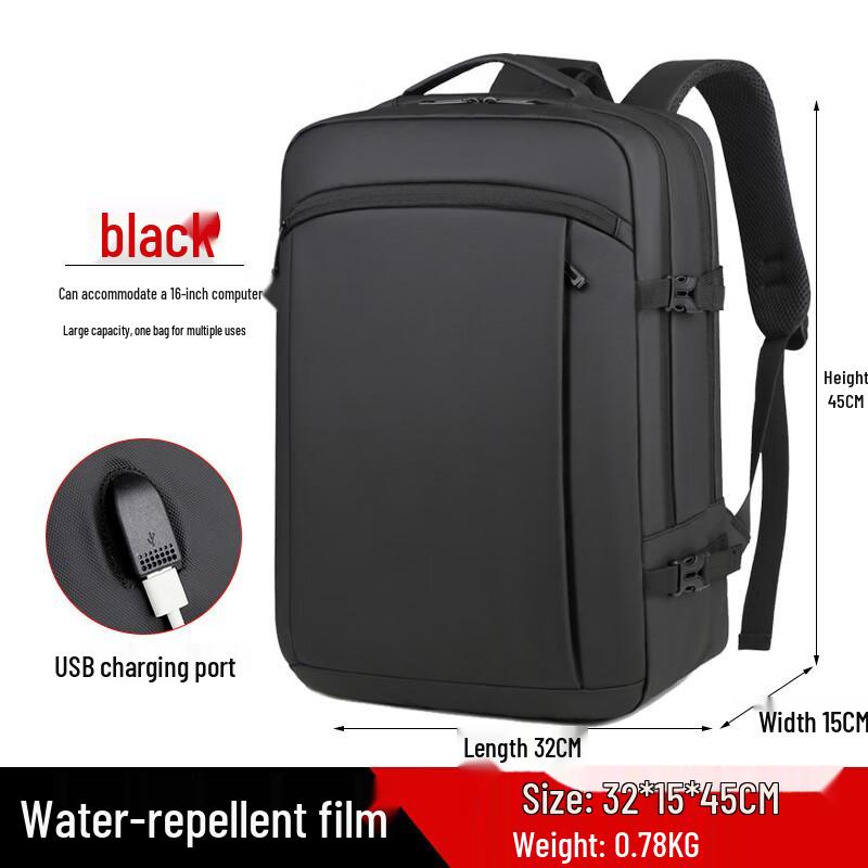 Водоотталкивающий деловой рюкзак Zhili 32x15x45cm (Fits 16-inch laptop)