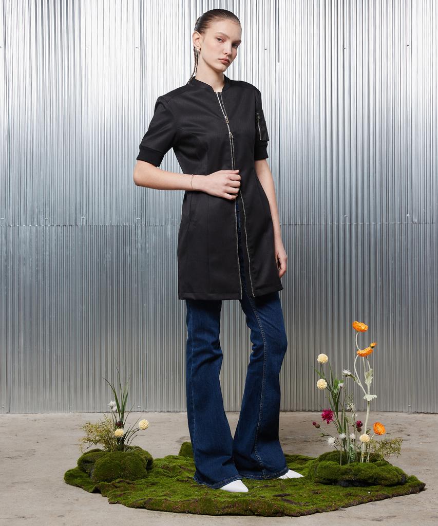Latizen L2 Zip Up Dress(Black)