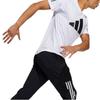 Adidas T Shirts Men's White Crew Neck Moderate Straight Fit GL8919