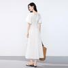 JOY SPEAKER Women's Summer V-Neck A-Line Maxi Dress