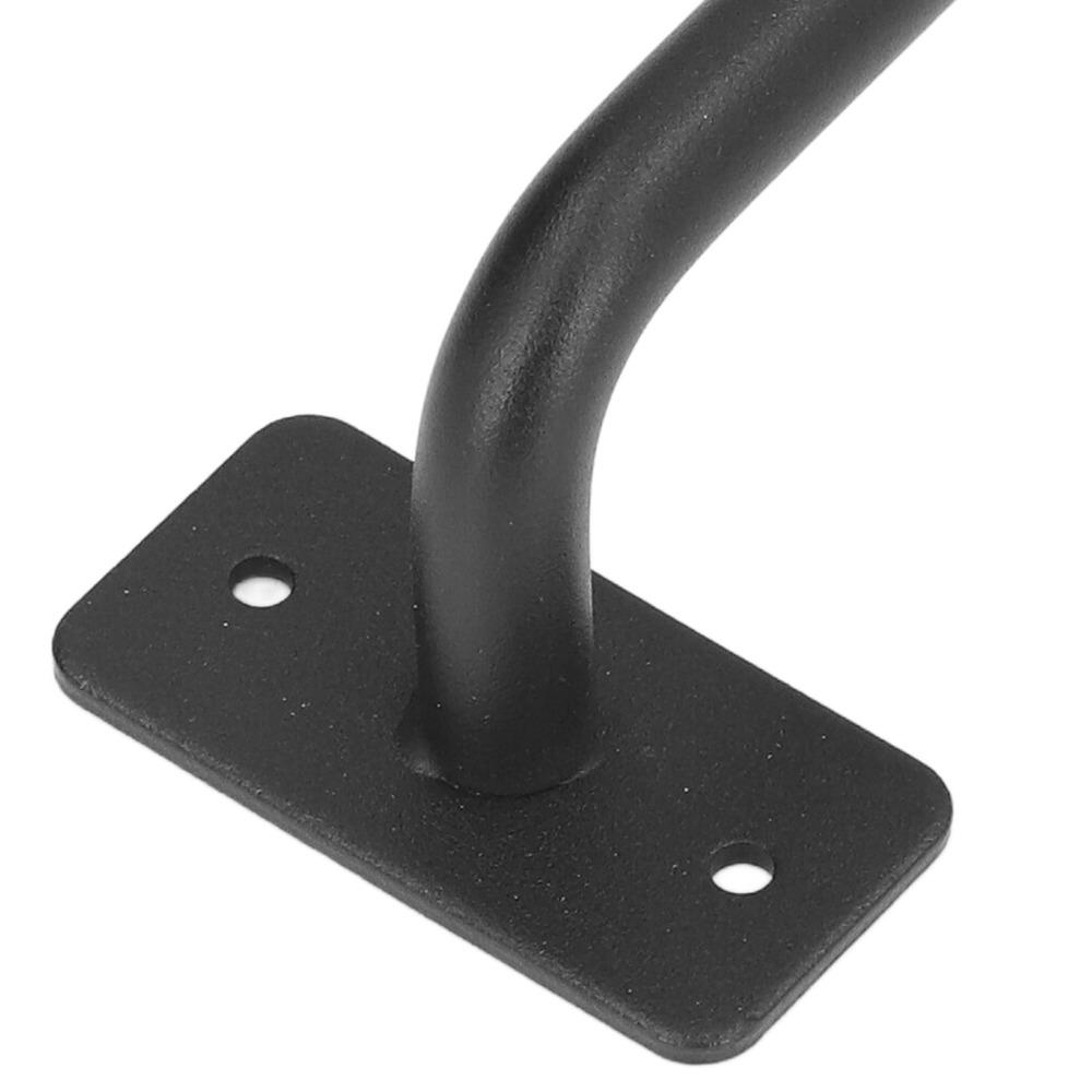 Non-Slip Gate Handle Black Cabinet Pulls Solid Barn Door Handle Garage