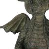 Baby Dragon Reading Book Statue Waterproof Lovely Durable Resin Dragon Sculpture for Garden Wall