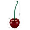 1pc Red Toilet Brush Creative Lovely Cherry Shape Lavatory Toilet Brush Holder Toilet Holder Bathroom Accessories