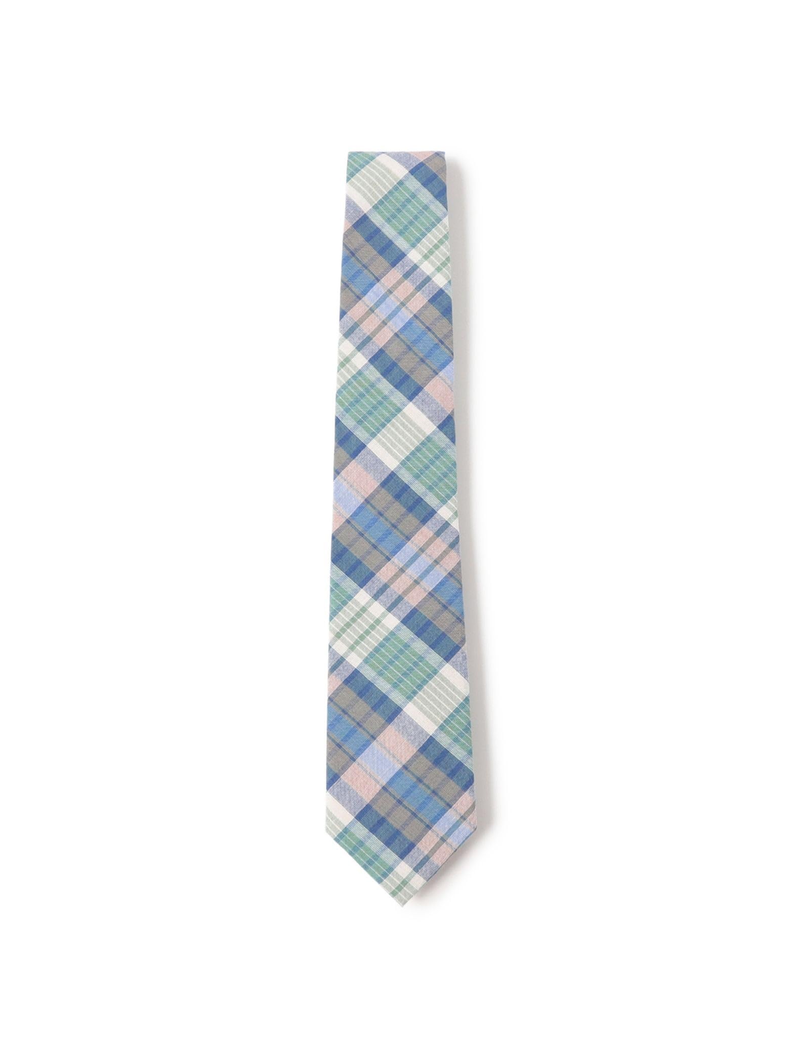 [BEAMS PLUS] Madras Tie Panel Men s Check2 FREE
