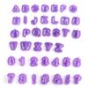 Neu 40 Pcs Alphabet Anzahl Charakter Brief Cookie Cutter Fondant Kuchen Keks Form Kuchen Dekorieren