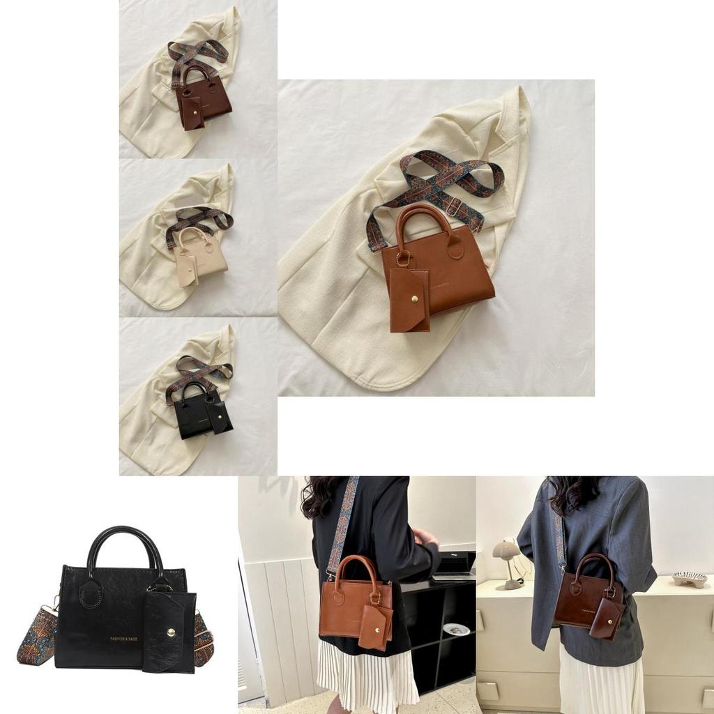 Stylish Minimalist Pu Crossbody Bag For Women Trendy Square Shape Handbag