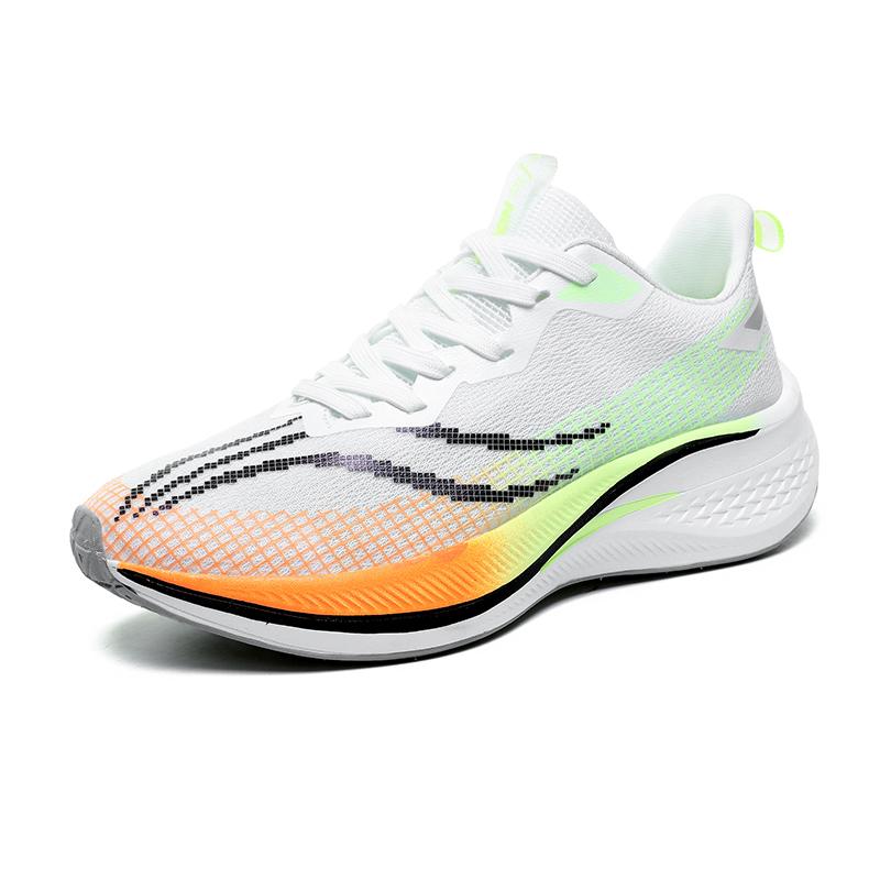Running Shoes Men's Carbon Plate Professional Sports Shoes Student Couple Casual Shoes Really Burst Soft Sole Racing