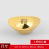 Copper Gold Ingot Decoration Solid Ingot Shop Treasure Bowl Worship Business Home Craft Gifts
