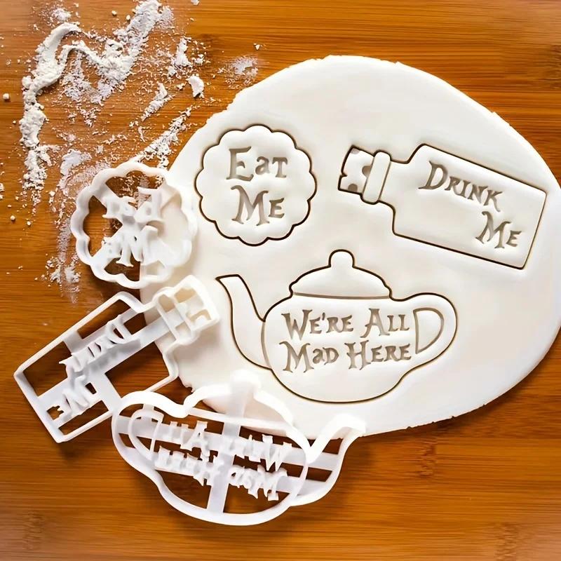 Christmas Halloween Cookie Fondant Cutter Non-Stick Pumpkin Snowflake Fireplace Stocking Shapes for Cake Decoration and Baking